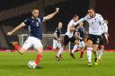 10/09/18 UEFA NATIONS LEAGUE . SCOTLAND v ALBANIA (2-0) . HAMPDEN PARK - GLASGOW. Stephen O'Donnell in action for Scotland.