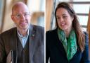 Scottish Green co-leader Patrick Harvie and SNP Deputy First Minister Kate Forbes