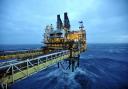 File photograph of a North Sea oil rig