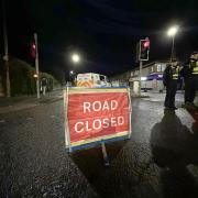 The scene in the Niddrie area of Edinburgh on Saturday night after a serious disturbance, which echoed scenes seen in Dundee earlier in the week