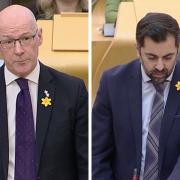 Humza Yousaf responded to a question on the shooting of Brian Low at FMQs