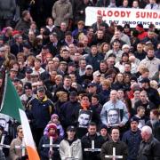 Thousands fill the streets of Derry in 2002 to mark the 30th anniversary of Bloody Sunday