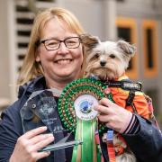 SNP MSP Marie McNair's biewer terrier Heidi was crowned Dog of the Year