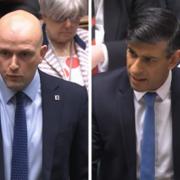 SNP Westminster leader Stephen Flynn (left) and Prime Minister Rishi Sunak