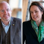 Scottish Green co-leader Patrick Harvie and SNP Deputy First Minister Kate Forbes