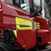 The Scottish Fire and Rescue Service extinguished a truck in Ayr