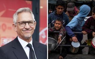 Gary Lineker gave an emotional speech on Gaza as Israel ordered more civilians to flee Rafah