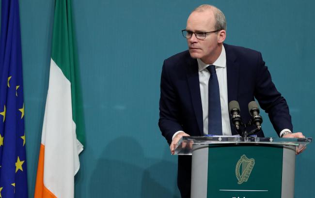 Coveney said the EU-UK relationship has been 'reset' after the departure of Lord Frost