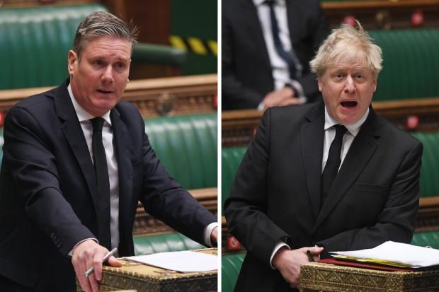The National: Keir Starmer continues to be a more popular choice than Boris Johnson for Prime Minister