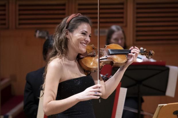 Violinist Nicola Benedetti developed tendonitis in her wrist