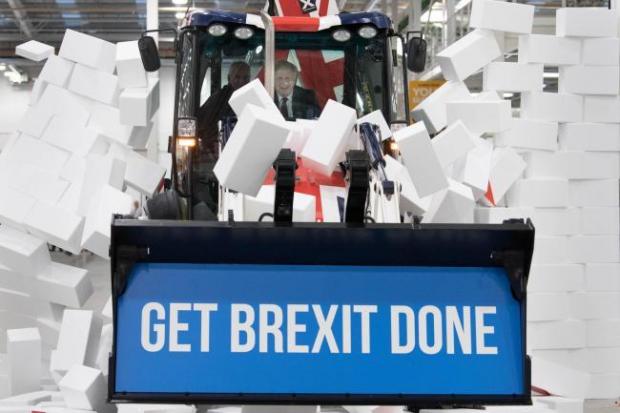 The National: Boris Johnson's 'Get Brexit Done' message clearly resonated here in Wales. Source: PA