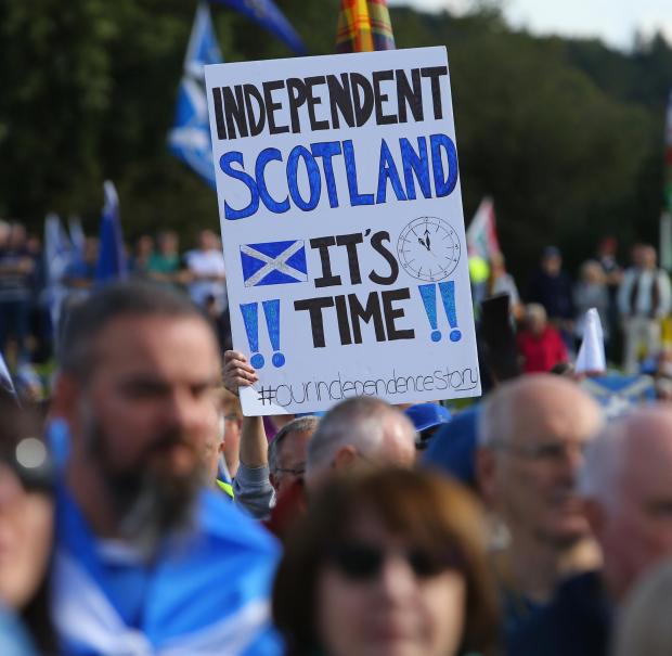 The National: All Under Banner march for independence, Perth...  Photograph by Colin Mearns.7 September 2019..