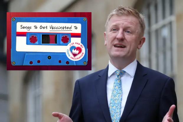 Oliver Dowden (or more likely a member of his staff) has created a cringe-worthy 'songs to get vaccinated to' playlist