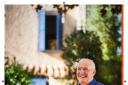 Celebrity chef Rick Stein enjoys a cold glass on white wine on the side of his dishes