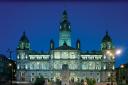 The councillors set off a security alarm in the City Chambers after returning there to sleep