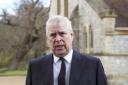 Prince Andrew was seen driving a car with emergency blue lights fitted to it despite being stripped of police protection