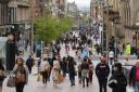 Shoppers on Buchanan Street, Glasgow