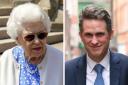 Gavin Williamson (right) intervened after some Oxford students chose to take down a picture of the Queen which had been hanging since 2013