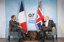Prime Minister Boris Johnson (right) and French President Emmanuel Macron, ahead of a bilateral meeting during the G7 summit in Cornwall
