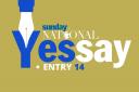 Sunday National Yessay competition: Entry 14