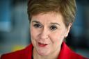 Nicola Sturgeon's party saw a boost in support in a recent poll which also recorded dips for the two main UK parties
