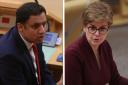 Anas Sarwar and Nicola Sturgeon disagreed over cancer service provision in Tayside