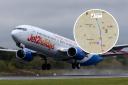 A Scotland-bound Jet2 flight made an emergency landing after identifying a possible issue