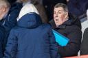 Dundee's Mark McGhee was making his home debut as manager