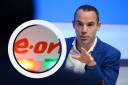 A tweet from the E.ON Next account appeared to blame the actions of Martin Lewis for its website crashing (PA)