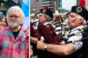 Billy Connolly has led the Tartan Day Parade in the past. Photo: PA. Photo (right) by Mitchell Luo on Unsplash