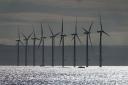 Offshore it is very windy, and in times of calm, sunny weather solar power will be in production