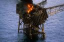 The wreckage of the Piper Alpha oil production platform that exploded killing dozens of workers on board