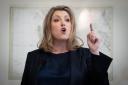 Penny Mordaunt at the launch of her campaign to be Conservative Party leader. Photograph: PA