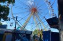 An amusement park lies eerily empty in Odesa