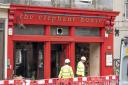 The Elephant House cafe suffered severe damage in a fire in 2021