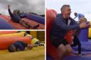 Scottish LibDem leader Alex Cole-Hamilton was at the launch of the world’s longest inflatable assault course in Edinburgh