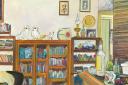 Ruth Nicol’s painting A Place to Work, Read and Listen, MacDiarmid’s Room, Brownsbank