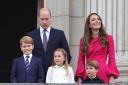 Prince George, Prince William, Princess Charlotte, Prince Louis and Princess Kate. File photo.