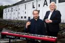 Jazz musician Fergus McCreadie and Diageo Scotland's managing director of brand homes Barbara Smith. Picture: Diageo