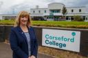 Corseford College headteacher Liz McConnachie will welcome 15 new students next week