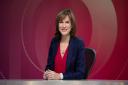 Fiona Bruce hosts the BBC's Question Time