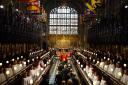 Around 800 guests gathered inside St George's Chapel at Windsor Castle