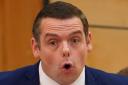 Scottish Tory leader Douglas Ross brought up the NHS in Scotland at FMQs