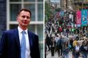 Jeremy Hunt said that there is a 'tough road' ahead for people