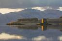 The atmospheric Castle Stalker at Appin