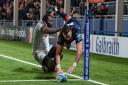 Henry Immelman scores a try but Edinburgh still lost to the Sharks