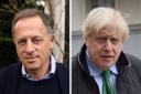 BBC chair Richard Sharp (left) has faced questions about his ties to former prime minister Boris Johnson