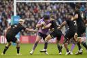 Zander Fagerson takes on the All Blacks at Murrayfield in November