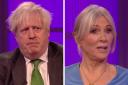 Boris Johnson appeared in the bizarre debut of Nadine Dorries chat show on Talk TV