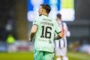 Lewis Stevenson clocked up a record 450th league appearance for Hibernian in their win over St Mirren.